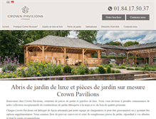 Tablet Screenshot of crownpavilions.fr
