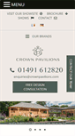 Mobile Screenshot of crownpavilions.com